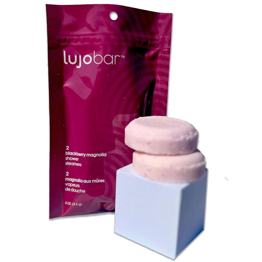 Lujobar Blackberry Magnolia Shower Steamer| Vegan, Cruelty Free &Phthalates Free